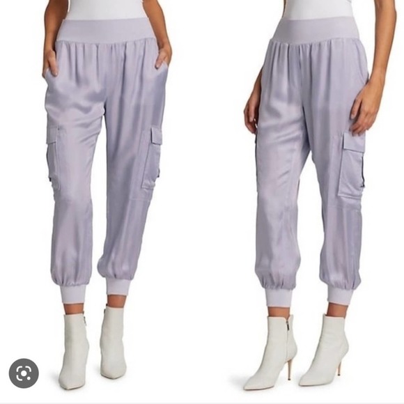 cinq a sept Pants - Cinq a sept satin joggers